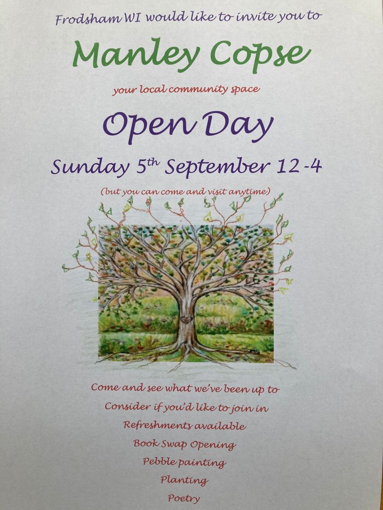 Manley Copse Open Day Poster